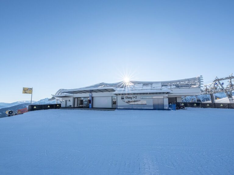 Skigebiet Kronplatz im Winter