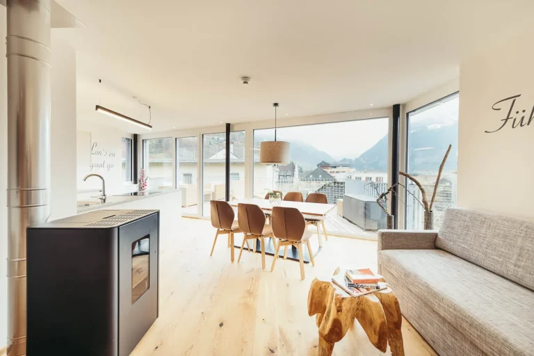 Schlafzimmer in den Adler Alpen Apartments