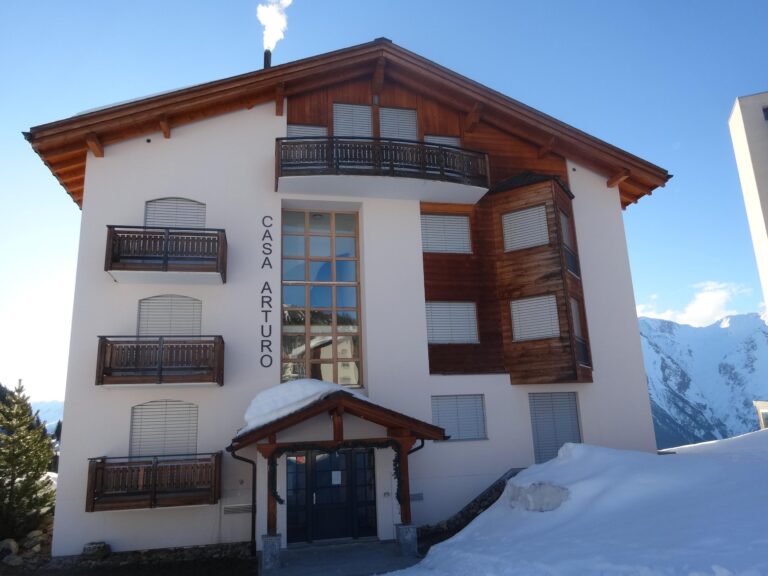 Außenansicht der Unterkunft Casa Arturo im Winter