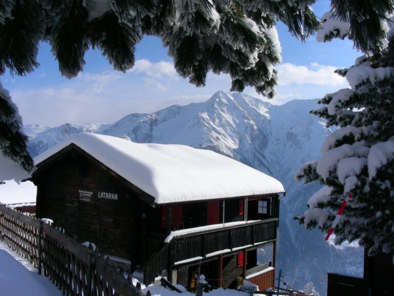 Winterliche Aussicht mit Weitblick