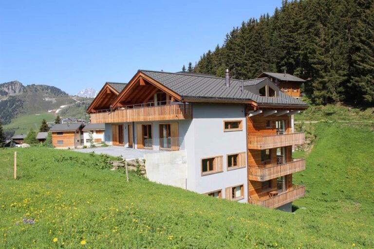 Chalet mit Bergpanorama