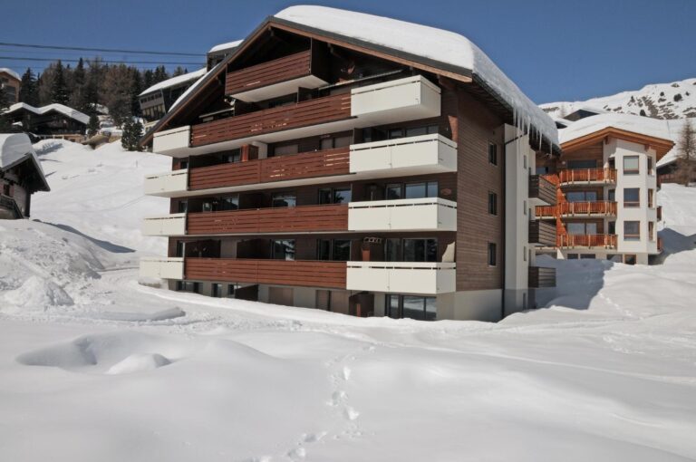 Fassade im Schnee
