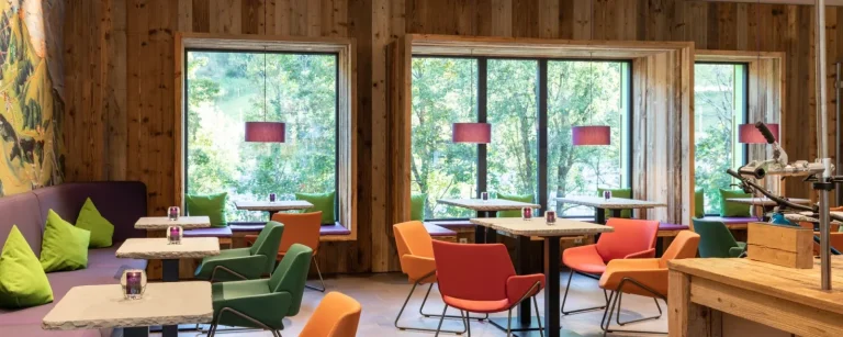 Lounge im Explorer Hotel Montafon