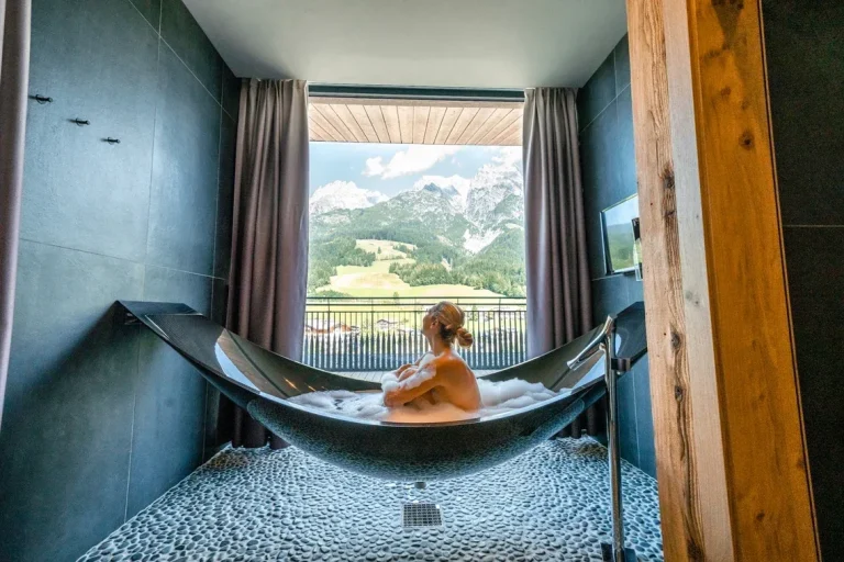 Wellnessbereich im Good Life Resort Riederalm