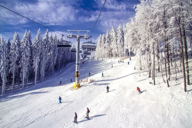 Skipiste beim Hotel Niedersfeld in Winterberg