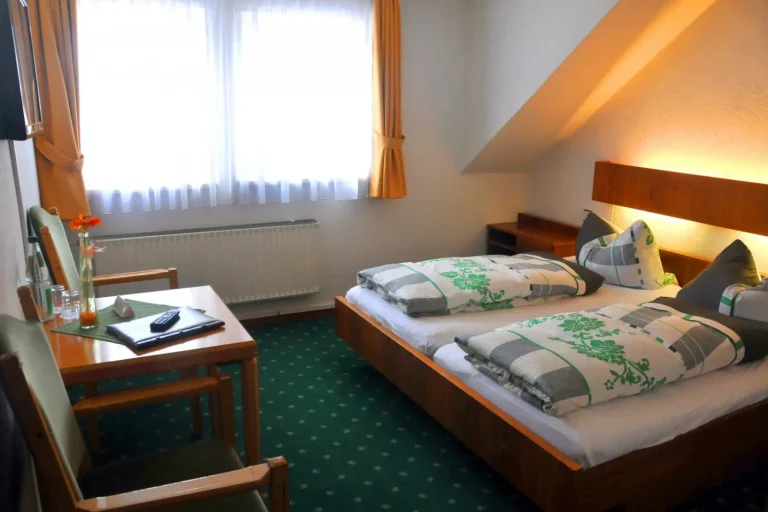 Zimmer mit Blick auf die Winterlandschaft