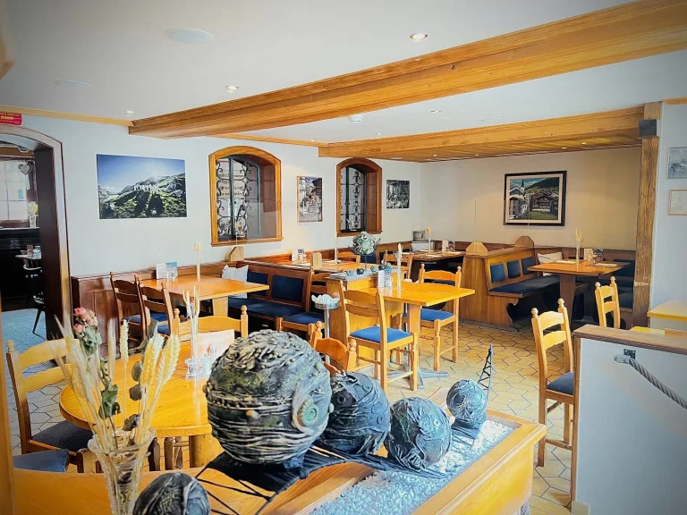 Restaurant im Hotel Alpina in Leukerbad