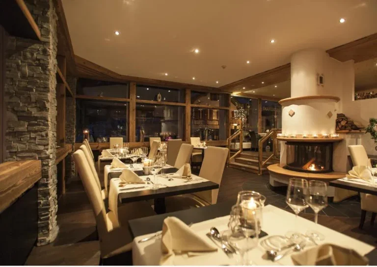 Restaurant im Hotel Quellenhof in Leukerbad