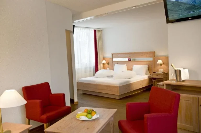 Zimmer im Hotel Quellenhof in Leukerbad