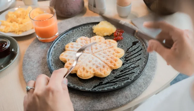 Frühstücksraum in den Amrai Suites