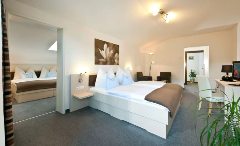 Familienzimmer der Pension Haus Maria