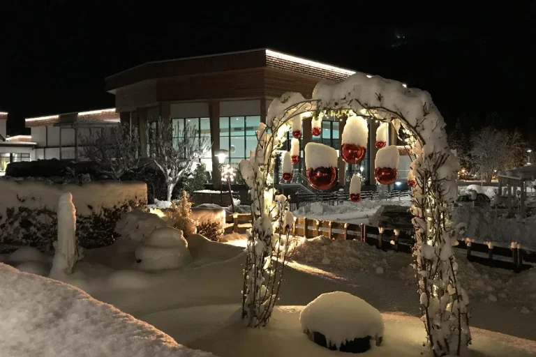 Winterstimmung bei der Pension Haus Maria