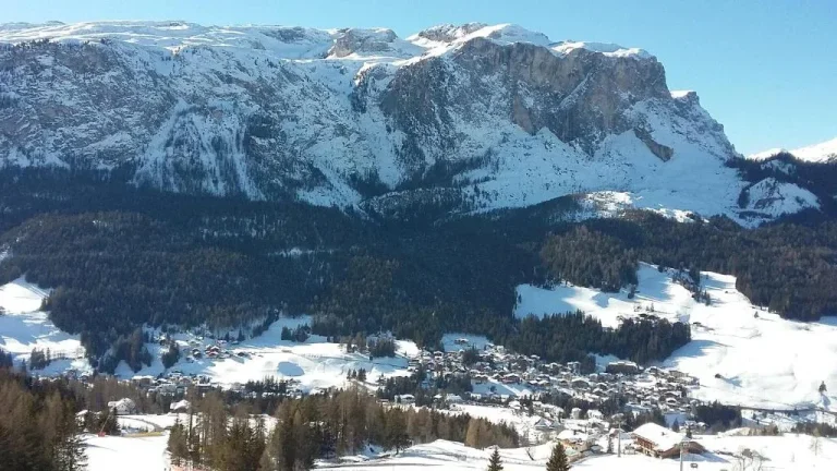 Winterlandschaft bei der Pension Rungg
