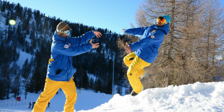 Kinder in der Skischule Folgarida-Marilleva
