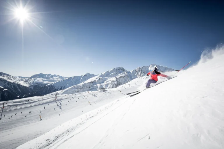 Pistenblick in Sölden