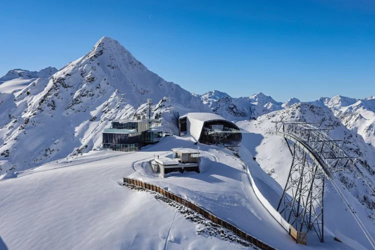Winterlandschaft in Sölden