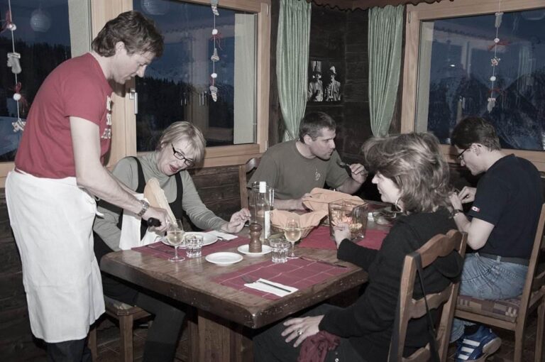 Restaurant mit Raclette-Angebot