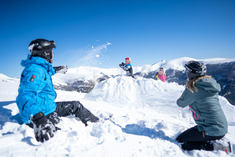 Skigebiet Bad Kleinkirchheim im Winter