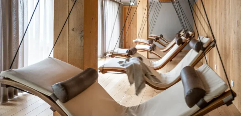 Ruhebereich im Spa des Sporthotel Silvretta Montafon