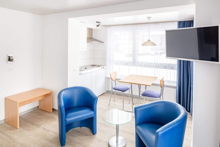 Sitzecke im Doppelzimmer