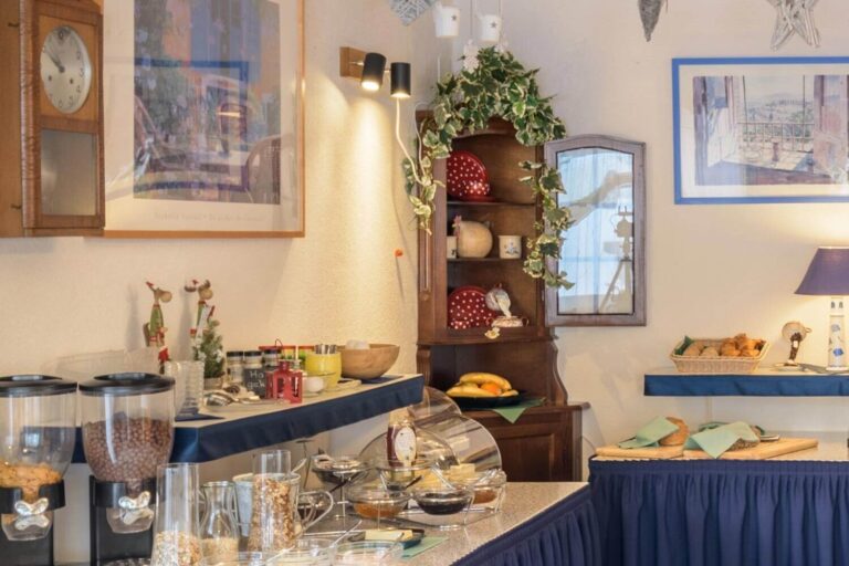 Frühstücksbuffet des Hotels