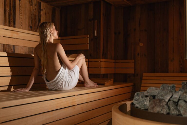 Entspannung in der Sauna