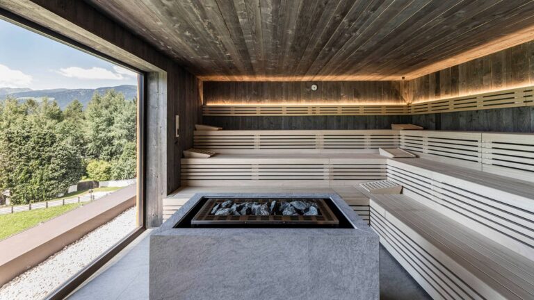 Sauna mit Panoramablick