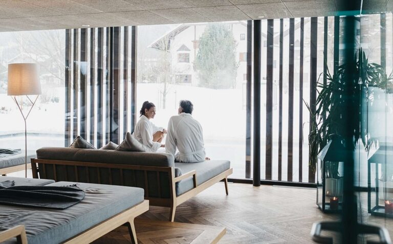 Wellnessbereich im Winter