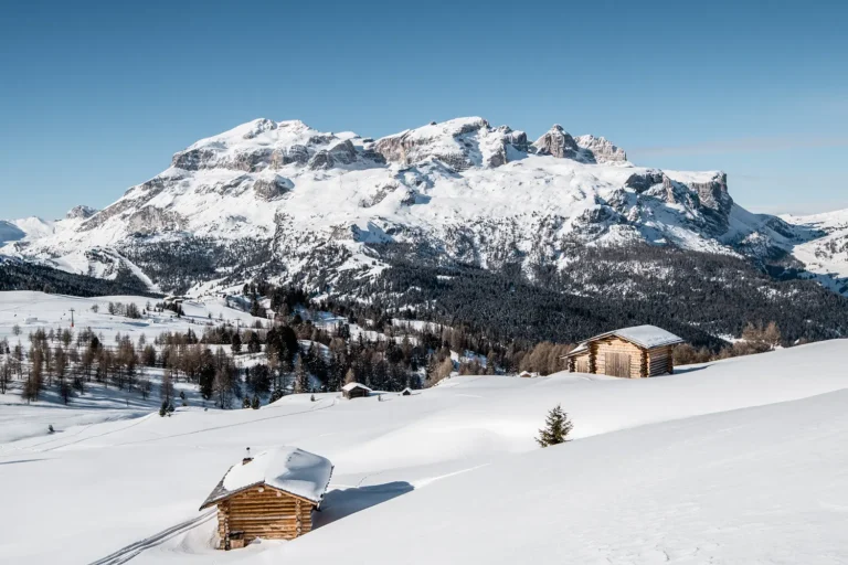 Winterlandschaft in Alta Badia