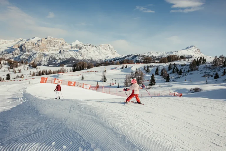Winteransicht von Alta Badia