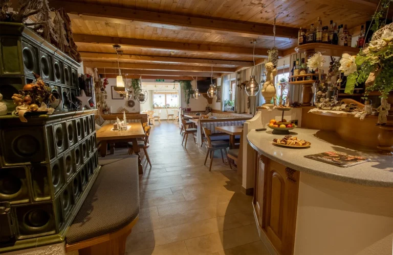 Restaurant in der Pension Tannenhof