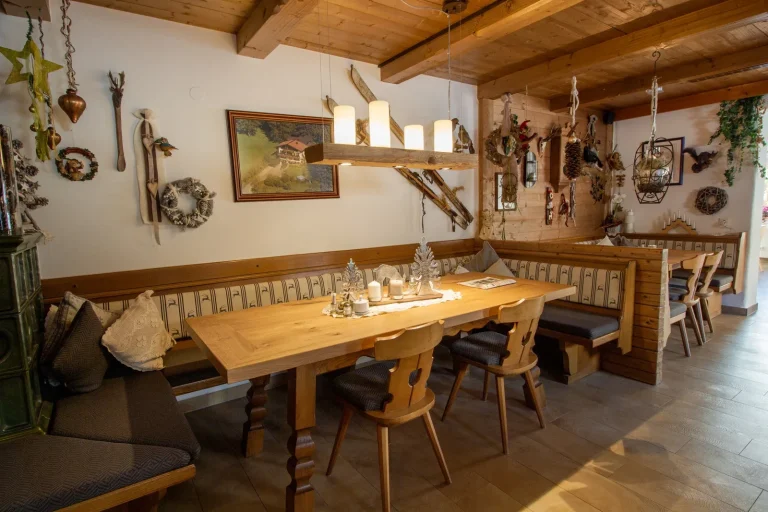 Frühstücksraum der Pension Tannenhof