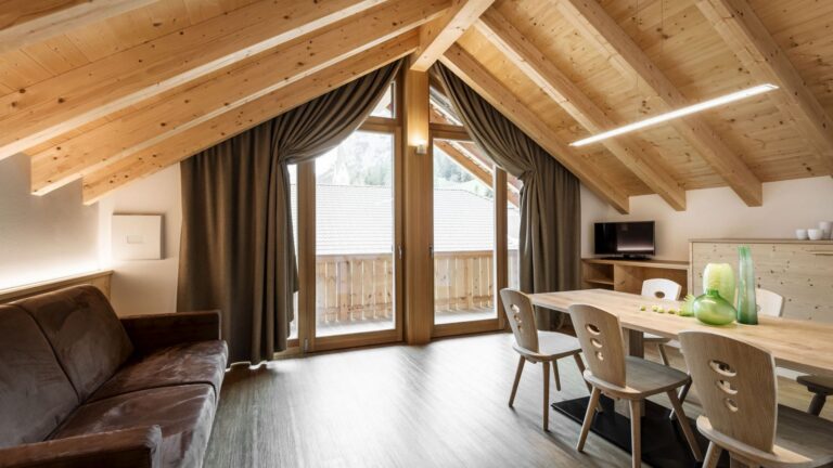 Wohnzimmer im alpinen Stil
