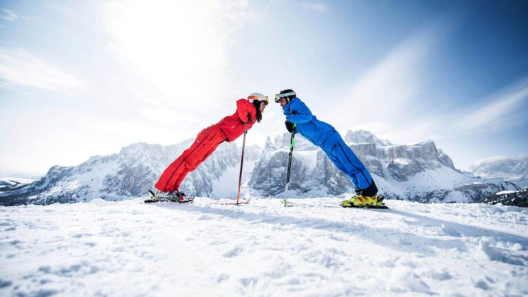 Winterspaß in den Dolomiten