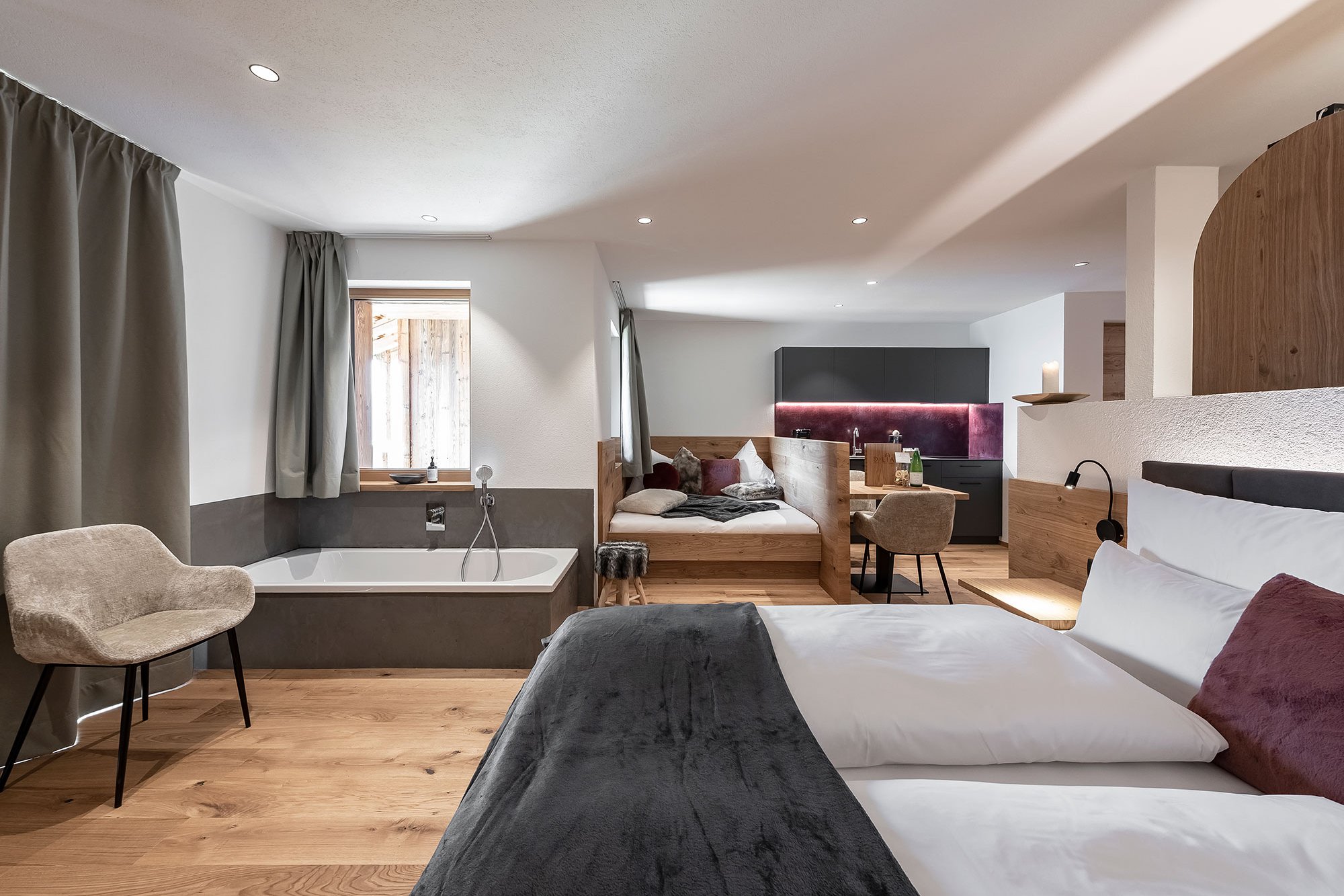 Suite Schlafzimmer, DILIA Dolomites