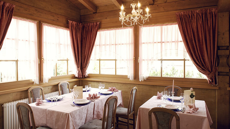 Speisesaal des Restaurants