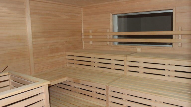 Sauna im Wellnessbereich